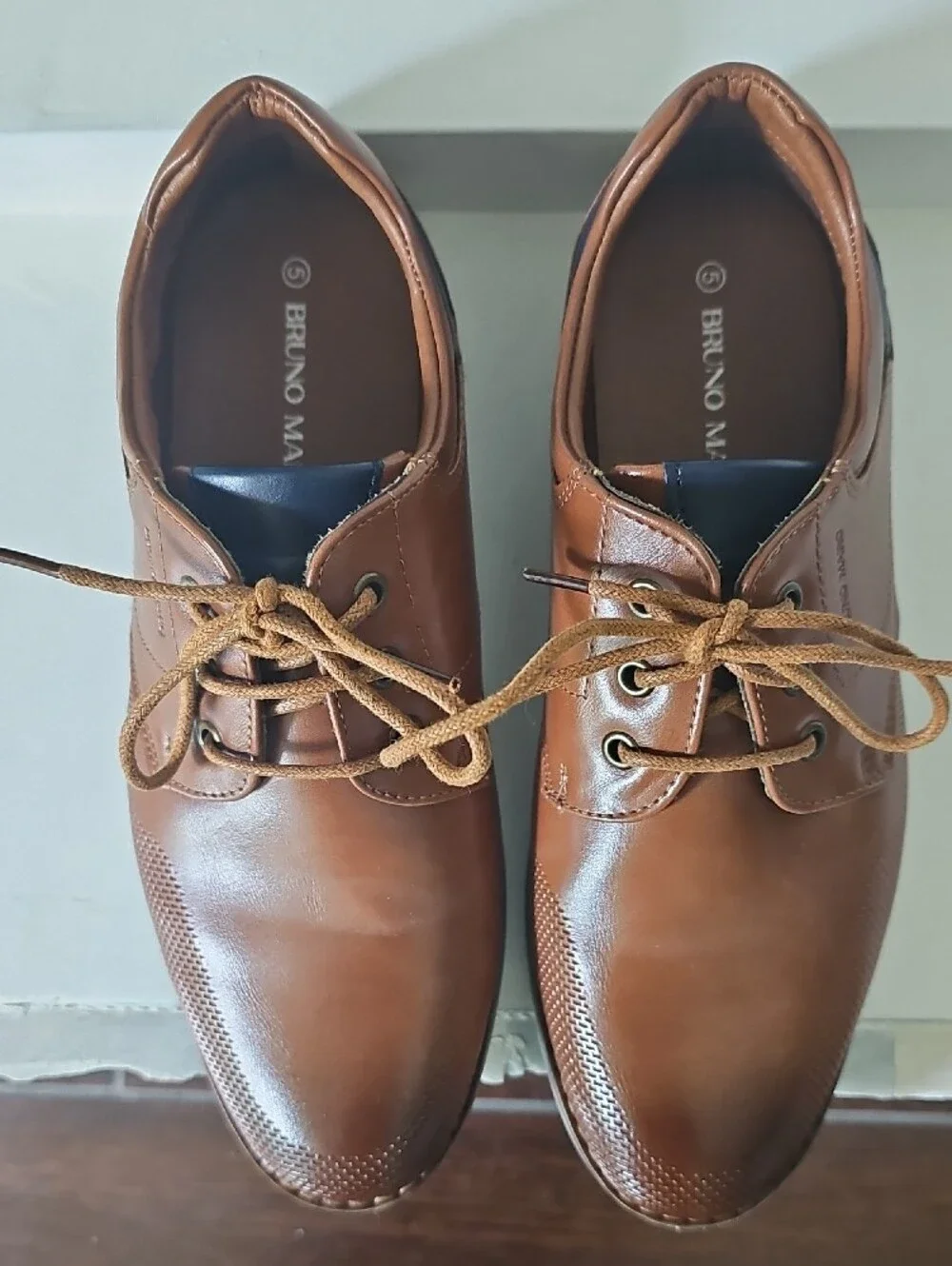 Boys Dress Shoes Size 5 By Bruno Marc